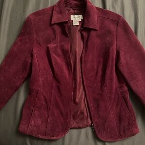Live a Little y2k suede jacket